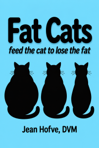 Cover of ebook Fat Cats showing three progressively thinner cat silhouettes